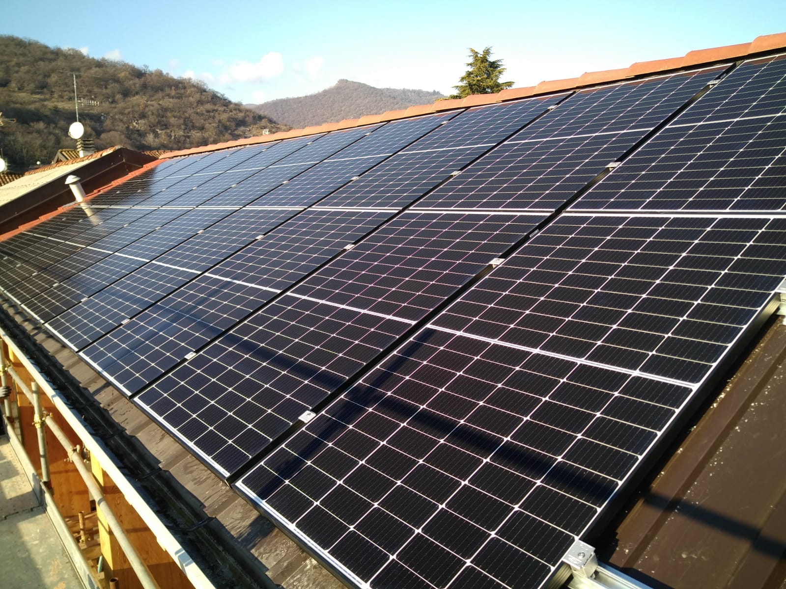 Impianto Nuvolera - Brescia - totalmente integrato da 7,5 kwp